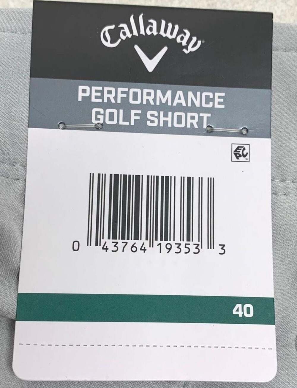 NWT Callaway Men's Opti-Dri Media Pocket Performance Golf Short size 40 - Picture 8 of 8